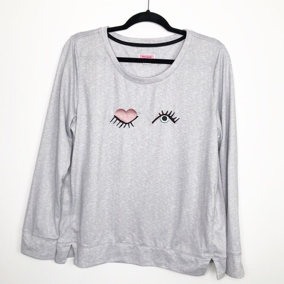Kate spade wink longsleeved gray sweatshirt - Picture 10 of 10